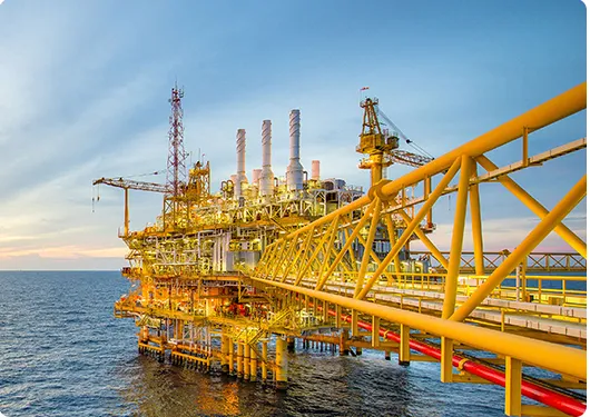 Oil development and refinery in Kazakhstan